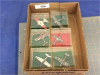 6 Bachmann Mini Planes in cases