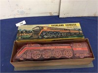 Modern Toys Tin Overland Express Train w/box