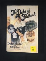 The Duke of Flatbush Signed by Duke Snider