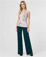 LE CHATEAU KNIT CREPE WIDE LEG PANTS- 16W