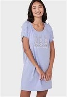 LA VIE EN ROSE Graphic Printed Nightshirt- XS