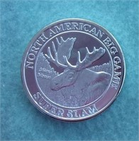 Moose N A Hunting Club Art Coin / Token