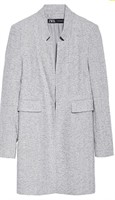 Zara Women Inverted lapel collar frock coat - M