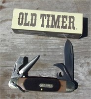 Old Timer Multi Function Camp Knife NEW
