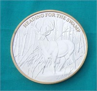 Heading For The Swamp Art Coin Limited 2 1/2"