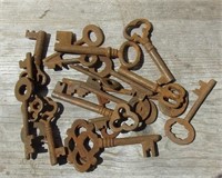 Lot of Rusty Keys