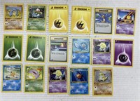 Lot of 17 French First edition cards Pokémon