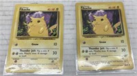 2 Pokémon Pickachu cards 58/102
