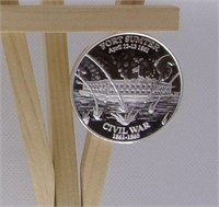 Civil War art Coin Fort Sumter