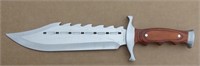 Spiked Bowie Knife W/ Box 16" NEW