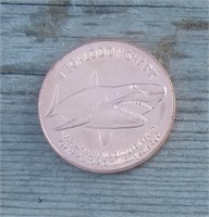 1oz Copper Bullion Coin Shark