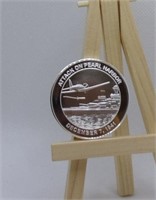 WW2 Art Coin Pearl Harbor