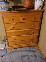 Beautiful Wooden Chest of Drawers 45" x 38" x 21"