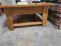 Wooden Coffee Table 50" x 32" x 19"