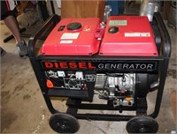 Eastern Tools Diesel 6 KW Generator on Wheels*