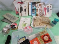 Old Patterns & Craft Items in Containers