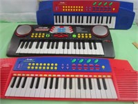 3 Small Children's Keyboards