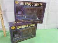 2 Boxes of Hedge Lights - NIB