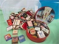 Matchbook Collection & Old Tin - Pick up only