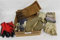 Nitrate-Leather-Welding Gloves(7) & Welding Sleeve