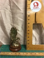 Brass Eagle on a wood stand