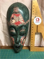 Bedazzled wood mask
