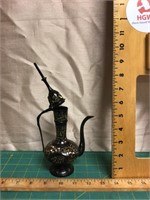 Small metal genie lamp