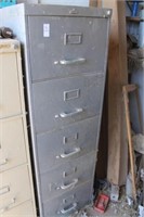 FIVE DRAWER FILE CABINET