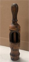 Antique wood bottle corker