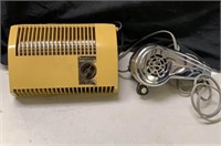 Vintage Hair Dryer & Heatwave heater