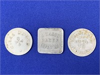 3 Merchant Food Tokens