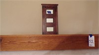 Pic Frame & Oak Wall shelf