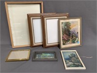 Lot - Pictures and Picture Frames