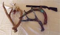 Antlers and rifle lighter