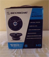 SCOSCHE 4" - 4 way speaker set