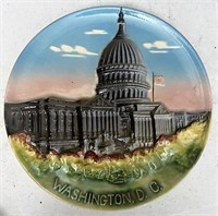 Washington DC capital building plate