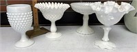 Milk glass lot including fenton and others