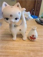 Glass Cat and Small Canada Jar