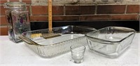 Glass baking dishes and more