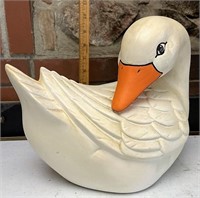 Large ceramic Swan