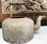 Large metal tea kettle