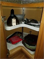 CONTENTS OF LAZY SUSAN CABINET