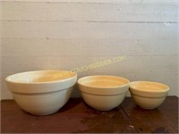 Treasure Craft Yellow Crock Bowls