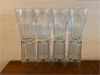 Set of 8 Tall Libbey Glasses