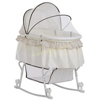 Dream on Me Lacy Portable 2-in-1 Bassinet 442C