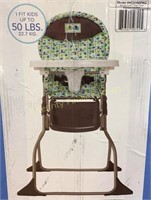 Cosco Simple Fold High Chair Elephant Squares