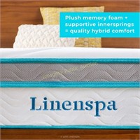 Linenspa 12” Hybrid Twin Mattress $280 Retail