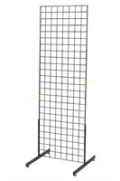 Store Fixture Grid Unit 2’ x 6’ Black with Legs