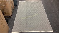 5’ 10” X 3’ 9” Black And White Rug