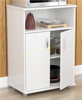 Inval America Microwave Cabinet In Larcina White